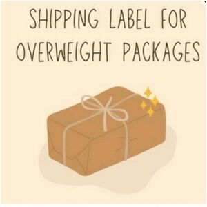 Extra Shipping For Orders over 5lbs.